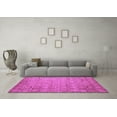 thumbnail image 3 of Ahgly Company Indoor Square Abstract Purple Modern Area Rugs, 6' Square, 3 of 4