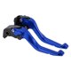 thumbnail image 1 of Palancas de freno y embrague cortas únicas para Yamaha YZF-R1 2009-2014, ajustables en 6 velocidades, palanca de freno de manillar de motocicleta de aleación de aluminio azul, 1 par, 1 of 7