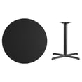 thumbnail image 4 of Pemberly Row 36" Round Laminate Wood Top Dining Table in Black, 4 of 5