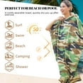 thumbnail image 3 of Catalonia Microfiber Surf Poncho,Water Absorbent Changing Towel Robe,Camouflage, 3 of 8