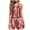 Pink, variant on WREESH Womens Pajama Sets Silk Pajamas Solid Casual Pullover Sleeveless Tops Shorts Two Piece Sets Home Wear Sleepwear Pink