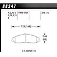 thumbnail image 4 of Hawk 97-06 Corvette (incl C5 Z06) Performance Ceramic Street Front Brake Pads, 4 of 4