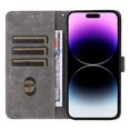 thumbnail image 4 of Phone Wallet Case for iPhone 15 with Stand - Leather Folio Cover & Card Slots Green, 4 of 5