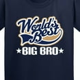 thumbnail image 4 of Inktastic Worlds Best Big Bro Brother Youth T-Shirt, 4 of 5
