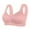 Pink, variant on JGTDBPO Front Button Bra For Women No Underwire Extra-Elastic High Support Soft Cup Everyday Sleep Bra Push Up Front Snaps Bras Front Closure Plus Size Sports Bras For Women Girls