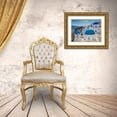 thumbnail image 3 of Delimont, Danita 32x25 Gold Ornate Wood Framed with Double Matting Museum Art Print Titled - Santorini Saturday, 3 of 4
