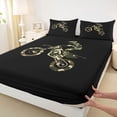 thumbnail image 3 of Homewish Modern Motorcycle Player Queen Sheet Sets, Camo Dirt Bike Flat Sheet, Teens Kids Boys Girls Queen Fitted Sheet, Microfiber Bedroom Decor, 4 Pieces, 3 of 7