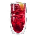 thumbnail image 4 of Serafino Double Wall 16 oz Iced Tea & Coffee Glasses - Set of 6 Insulated Drinking Glasses, 4 of 10