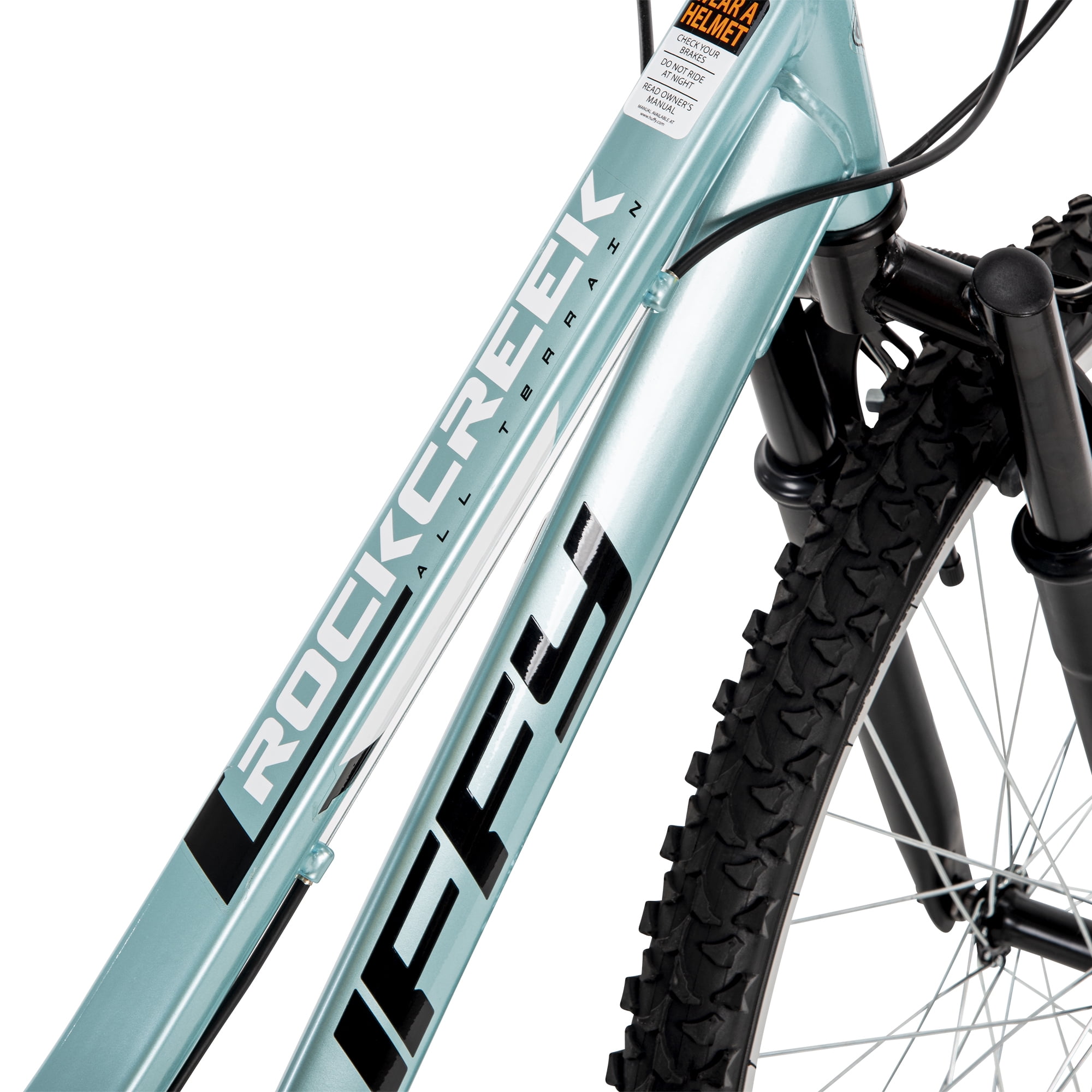 Huffy Rock Creek 26-inch Ladies’ 18-speed Mountain Bike, Teal, 13+ years old