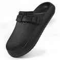 thumbnail image 3 of Women’s Slip-On Work Clogs, Lightweight Non-Slip Shoes, Black, 3 of 8