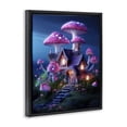 thumbnail image 4 of Stupell Industries Mystical Forest Cottage Town & City Painting Black Floater Framed Art Print Wall Art, 17 x 21, 4 of 10