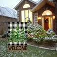 thumbnail image 2 of Christmas Trees Garden Flag 12x18 Inch Vertical Double Sided Welcome Christmas Winter Holiday Outside Decorations Burlap Yard Flag, 2 of 6