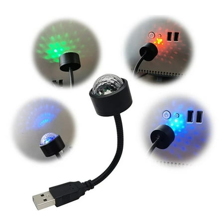 

Rgb Car LED Atmosphere Lamp USB Voice Control Mood Light Car Decoration Lights