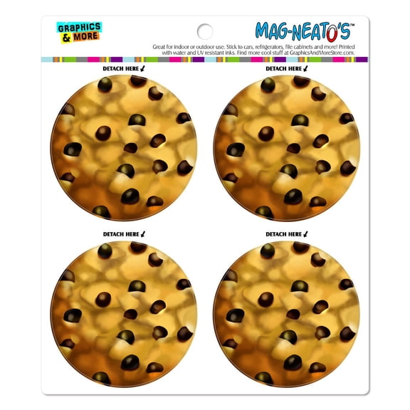 Chocolate Chip Cookie MAG-NEATO'S(TM) Car/Refrigerator Magnet Set