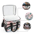 thumbnail image 6 of FORMRS Insulated Cooler Bag 24 Cans Capacity Soft Leakproof Lunch Box with Side Pockets, Vibrant Flowers, 6 of 7