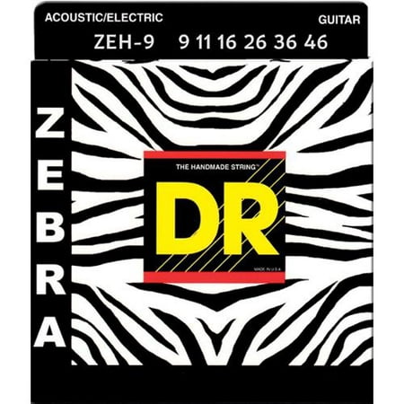 DR Strings ZEBRA Electric-Acoustic Heavy (9-46)