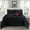 Black, variant on Mocassi 10-Piece Bed-in-a-Bag, Includes Bed Sheet with Double Sided Storage Pockets & Decorative Pillows, Multi-Ruffle Comforter, King, Gray