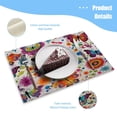 BaHomeck placemats Set of 4 Vibrant Pattern Of Colorful Butterflies And ...
