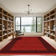 thumbnail image 2 of ODIKA 3'x5' Machine Washable Non-Slip Area Rug, Oriental Red High Traffic Rug, Red, 1051083, 2 of 7