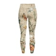 thumbnail image 6 of Renewold Butterfly Flower Vintage Womens Yoga Pants with Pockets High Waisted Womens Leggings Fashion Exercise Yoga Leggings Lightweight Activewear Printed Ankle Leggings, S, 6 of 8