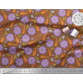 thumbnail image 2 of Soimoi Polyester Crepe Fabric Leaves & Floral Artistic Print Fabric by The Yard 42 Inch Wide, 2 of 3