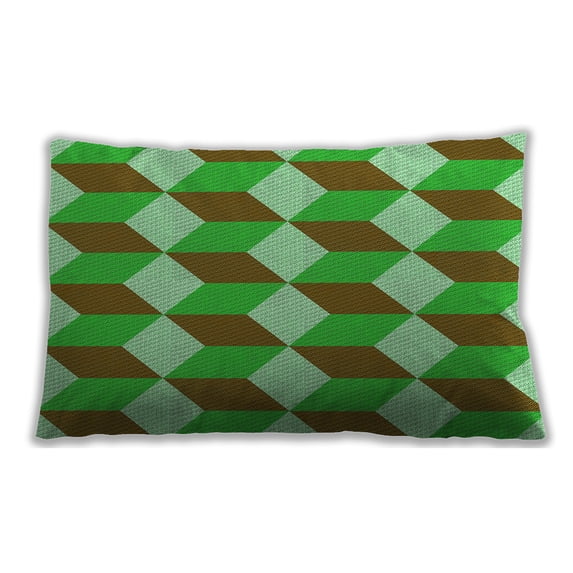 Ahgly Company Indoor Rectangular Contemporary Lumbar Throw Pillow, 13 inch by 19 inch