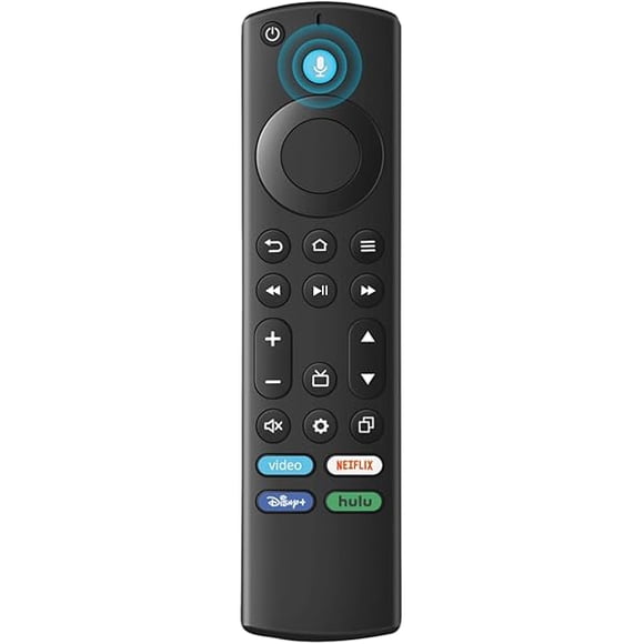 ccwonima Replacement Remote for All Fire Series, TV Stick (HD, 4K, 4K Max, Lite), TV Cube and Omni, Insignia, Toshiba, Smart TVs, with Voice Control