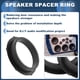thumbnail image 3 of Anillo Espaciador de Altavoz Unique Bargains Adaptador de Espaciador de Tweeter para Volkswagen Golf MK5 2 Pcs, 3 of 7