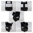 thumbnail image 4 of 3-Pack Plastic Stackable Storage Bins, Black Stackable Bins For Pantry, 4 of 7