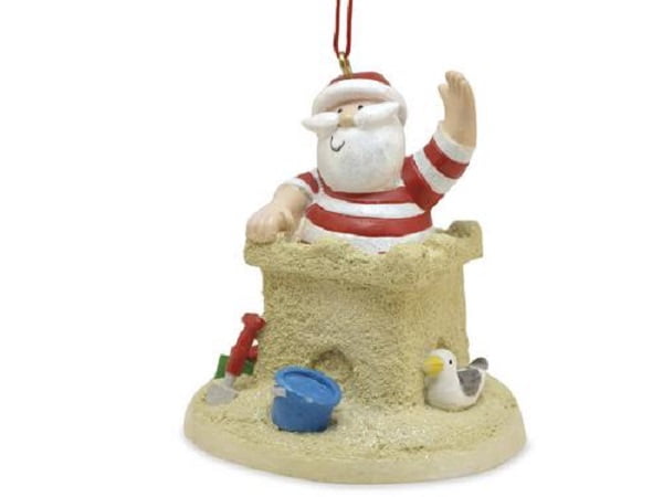 Regular Cape Shore Santa Gone to The Beach Christmas Ornament