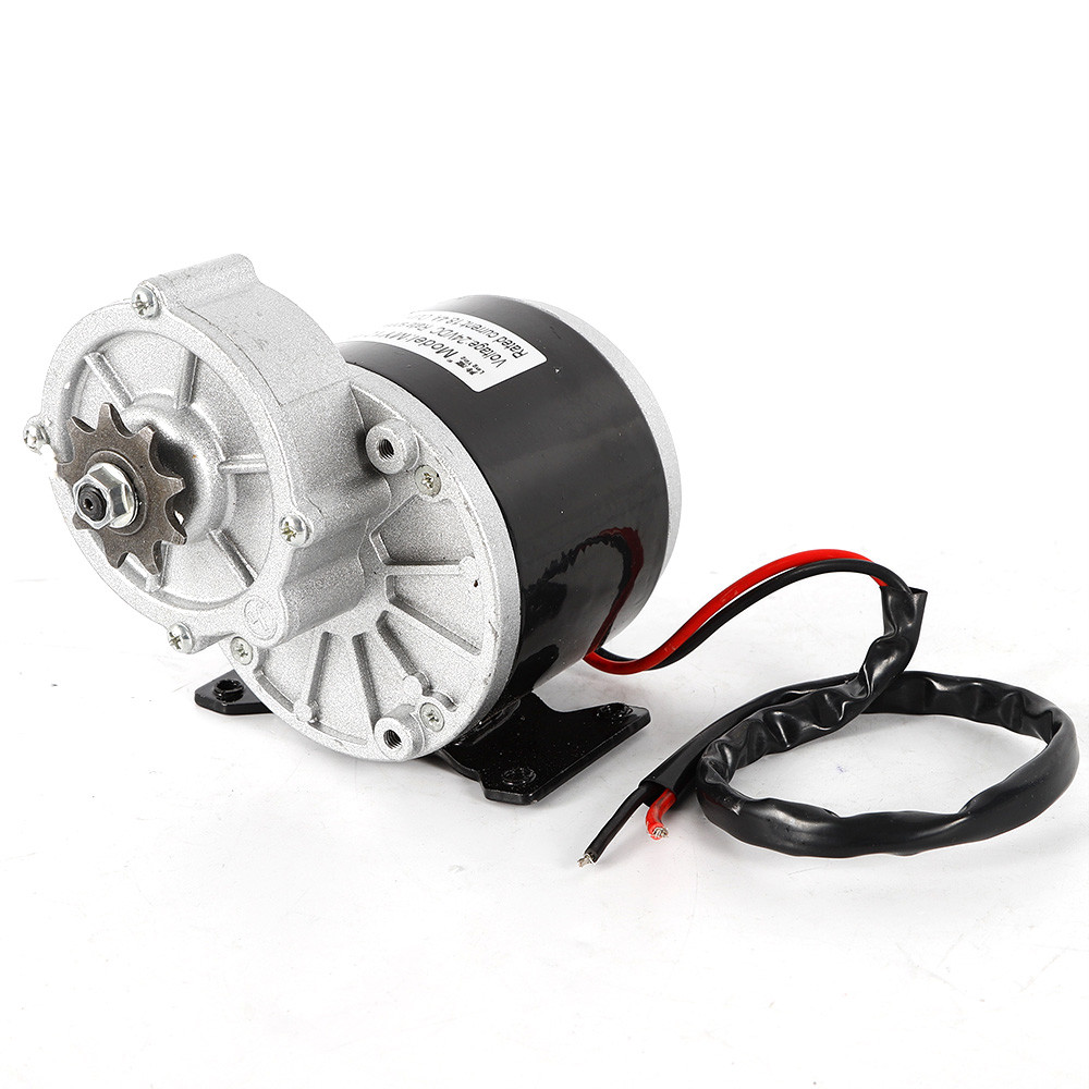 350W 24 V DC electric motor for bicycle bike scooter gear reduction 300 Rpm for Small Electric Vehicles, Mopeds, Mini Bikes