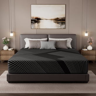 Ikea MORGEDAL Full Size Foam Mattress, medium firm, dark gray