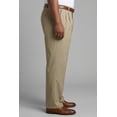 thumbnail image 3 of KingSize Men's Big & Tall Relaxed Fit Wrinkle-Free Expandable Waist Pleated Pants, 3 of 5