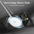 thumbnail image 5 of for iPhone 14 Pro Max Case Magnetic Clear Full Camera Protection [Compatible with MagSafe] Luxury Plating Transparent Shockproof Anti-Scratch Soft TPU Phone Cases for Women Men-Black, 5 of 6