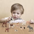 thumbnail image 2 of Juego de figuras de juguete Divwa Baby Plastic Farm Animal, 10 unidades, 3 a 5, 2 of 6