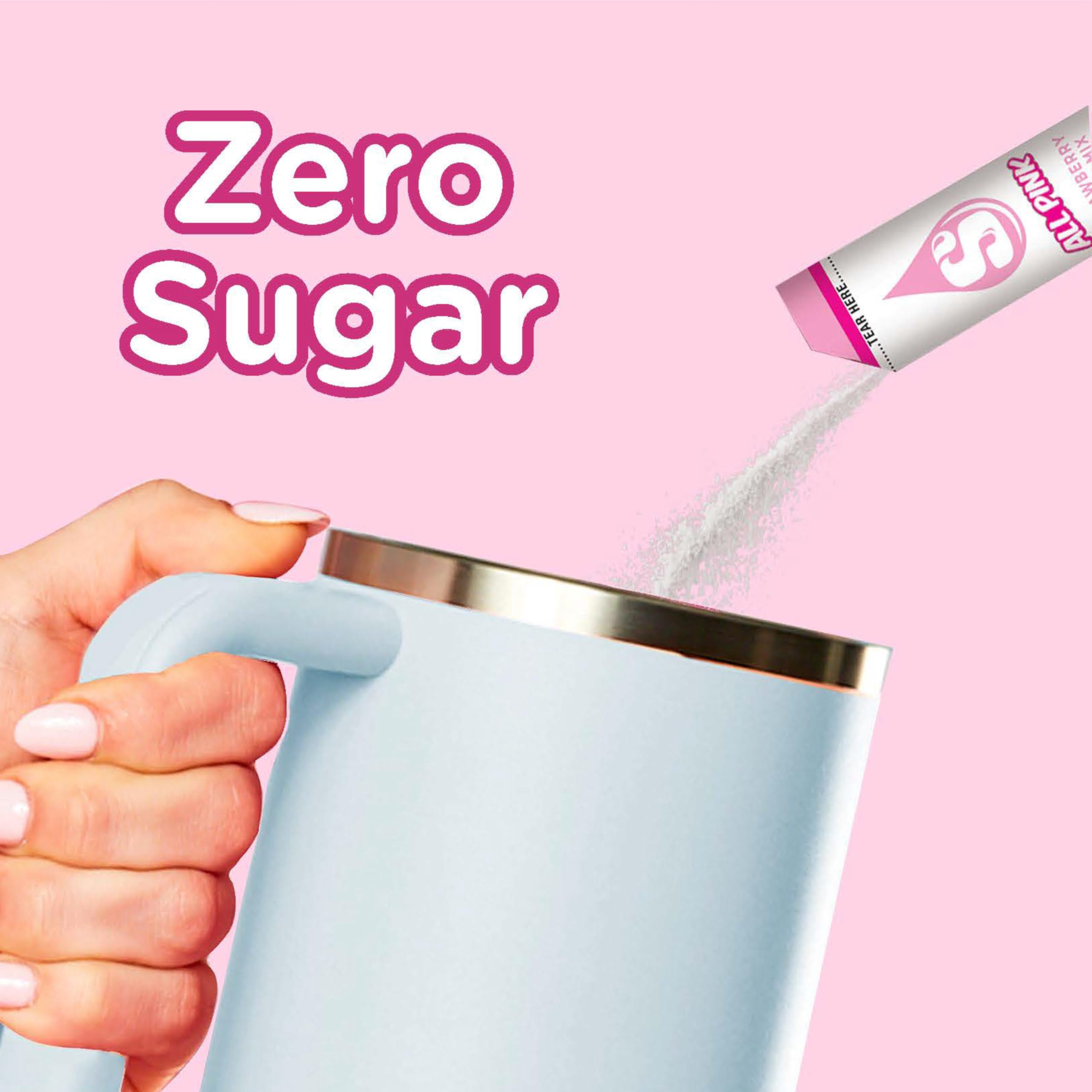 Starburst Singles To Go Powdered Drink Mix, All Pink Strawberry, 12 Boxes with 6 Packets Each - 72 Total Servings, Sugar-Free Drink Powder, Just Add Water, 6 Count (Pack of 12)