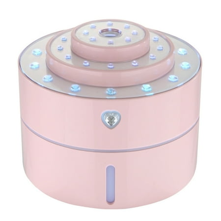 

Humidifier USB Essential Oil Diffuser with Color Light for Office Car Living Room Humidificador Pink