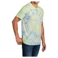 thumbnail image 4 of Yellow Rooster Men's Short Sleeve Tie-Dye Male Cotton T-Shirts Watercolor Spiral L, 4 of 6