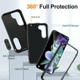 thumbnail image 2 of ShellTech for Samsung Galaxy S23 Phone Case with Built in Kickstand,Shockproof/Dustproof/Drop Proof Military Grade Protective Cover for Galaxy S23 5G,K, 2 of 9