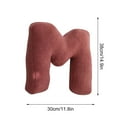 thumbnail image 3 of Dvruxg English Letters Pillow - Decorative Cushions, Creative Alphabet Letter Pillows for Home Décor, 3 of 5