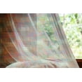 thumbnail image 2 of Geometric Tulle Curtains with Rod Pocket, Abstract Grunge Pattern with Folk Rainbow Ornament Squares Distressed Backdrop, Sheer Drape for Wedding Party 2 Panels, 7 Sizes, Multicolor, by Ambesonne, 2 of 3