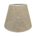 thumbnail image 1 of Rattan Lamp Shade Woven Lampshade for Table Lamp Chandelier Ceiling Rose Gold, 1 of 8