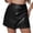 Black*, variant on RUTAYY Women's Skirt Skorts High Waisted Bodycon Irregular Skort Solid Color Soft Comfortable Classic Trendy Mini Skirt
