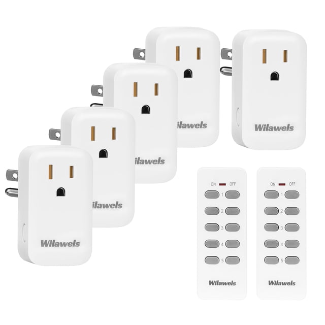 Enchufe con control remoto WILAWELS W02RC2506 inalámbrico, alcance de 30 m