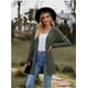thumbnail image 1 of Chaqueta de manga larga con cuello en V para mujer, cárdigan con botones de color sólido, extensiones informales, Otoño, novedad, 1 of 5