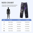 thumbnail image 3 of KLL Mens Pajama Pants for Men,Mens Lounge Pants,Funny Gifts for Men,Men's Pajama Bottoms-Purple-Eyed Floral Leopard, 3 of 5