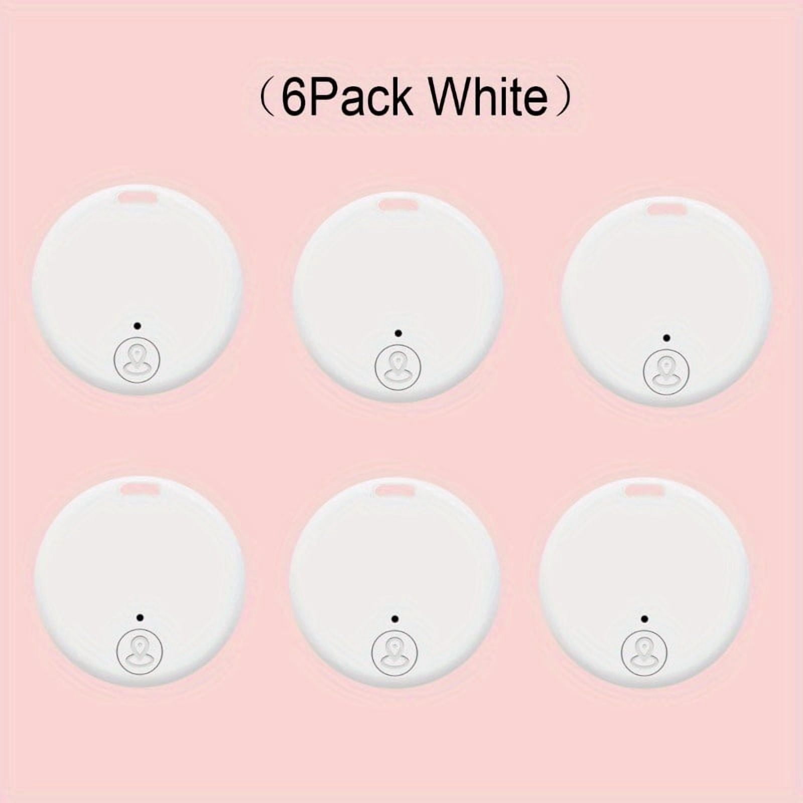 6Packs Key Finders, Smart Tracker Device for Keys Wallet Luggage Pets, Anti-Loss Locator with Alarm Reminder for Home Organization