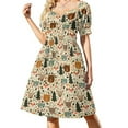 thumbnail image 2 of Woodland Creatures Sleeveless Dress luxury woman party dress prom dress 2024, 2 of 7