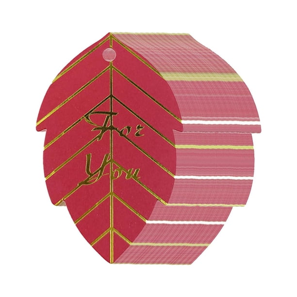 100x Etiquetas de Regalo Del Día de San Valentín Etiquetas de Regalo de Papel Etiquetas de Embalaje de Regalo, Etiquetas Colgantes de Papel Etiquetas , Rojo