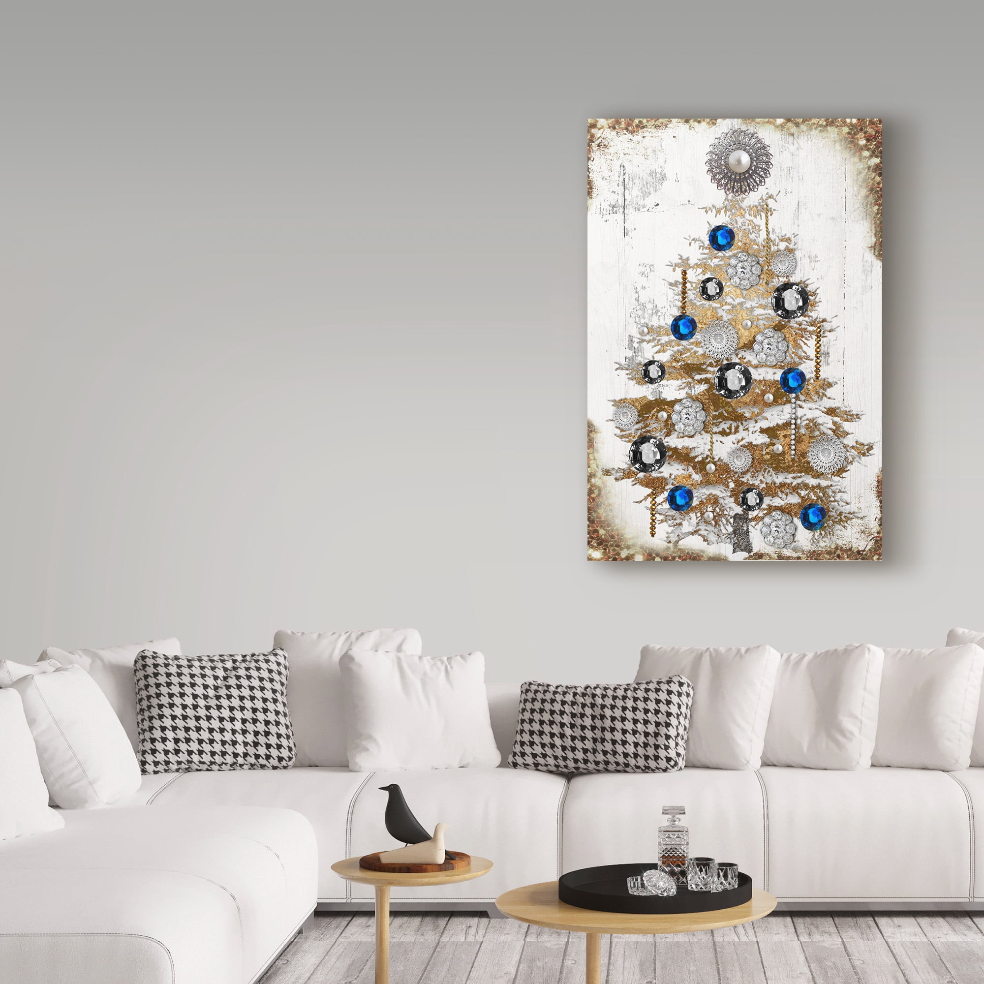 Trademark Fine Art 'Tree Of Jewels 1' Canvas Art by Color Bakery